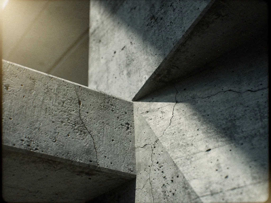 Brutalist architectural foundation